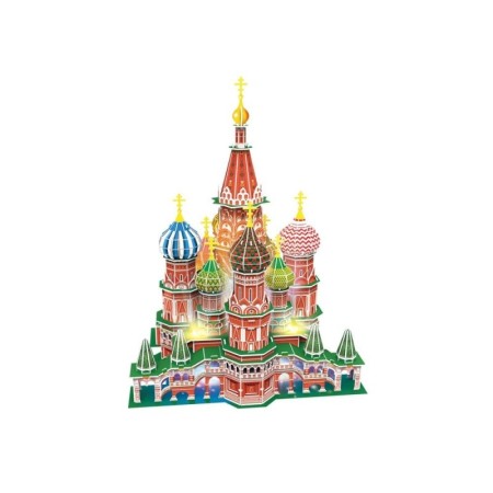 Cubic Fun - Puzzle 3D Led Catedrala St. Basil 224 Piese Cubic Fun - 1